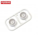 [KYOSHO] Multi Wheel N/Offset 0 (White/AWD/2pcs.)