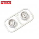 [KYOSHO] Multi Wheel W/Offset 0 (White/AWD/2pcs.)