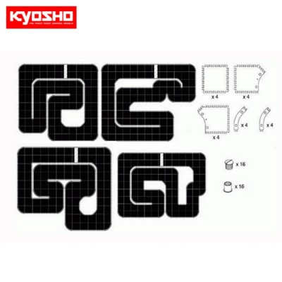 [˾ũ] KY87031-02B [KYOSHO] Mini-Z Grand Prix Circuit 30 LargeCorner
