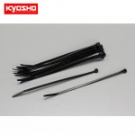 [KYOSHO] Color Strap (M) Black / 18pcs