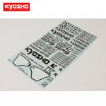 [KYOSHO] Decal (MP9 TKI4/White)