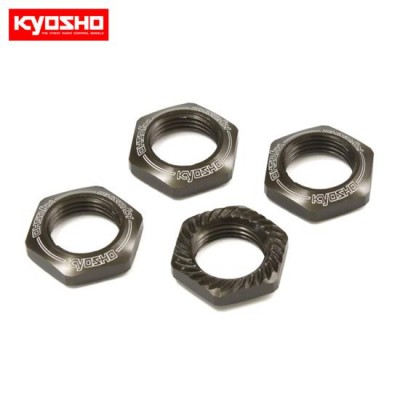 �˾���ũ KYIFW472GM [KYOSHO] Wheel Nut (Gunmetal/4pcs/for Serration)