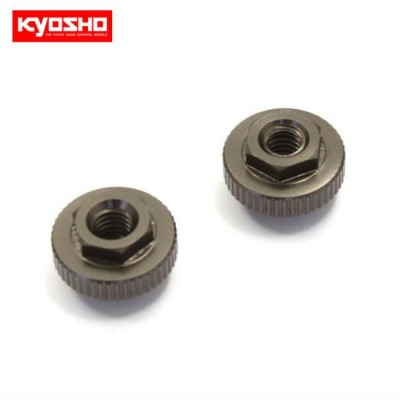 �˾���ũ KYLAW41-01GM [KYOSHO] Battery Post Adjust Nut (Gunmetal/2pcs)