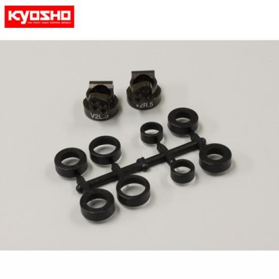 �˾���ũ KYUMW704-05 [KYOSHO] V2 Aluminum R-Hub Set(0.5 Dgree/RB6/ZX/RT/SC)