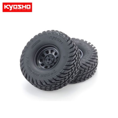 �˾���ũ KYOLTH001BK [KYOSHO] Complete Wheel �� Tire Set (2pcs)