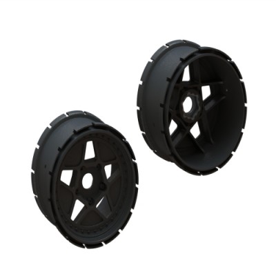 [˾ũ] ARA510123 [ARRMA] MT WHEEL 4.9 24MM HEX (1 PAIR)  1:5 OUTCAST 8S