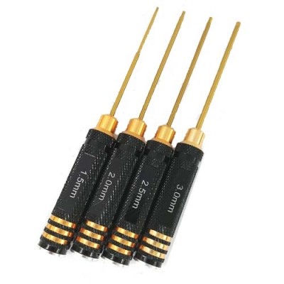 �˾���ũ HSS-GD [Ares Racing] [��ȭ�� ���ݽ�ƿ ��ǰ�� Gold TooL] ���� ��ġ 4�� ��Ʈ �̸� ������ BŸ�� (1.5mm/2.0mm/2.5mm/3.0mm)