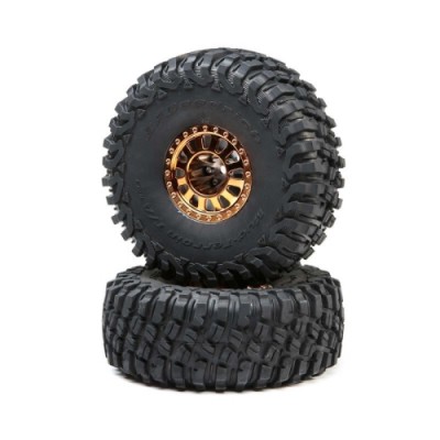 �˾���ũ LOS43028 [TEAM LOSI] 2.2 Wheels with BFG Tire, Copper: Lasernut U4