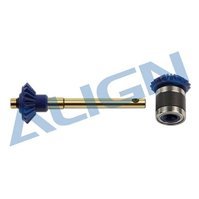 [�˾���ũ] HE1G006XXT [ALIGN] E1 TiN Torque Tube Rear Drive Gear Set 19T/M1.25