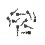 [Axial] 3mm Body Clip w/Tab, Black (10pc)  1/24 �̴����� �ٵ���