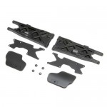 [TLR Racing] Rear Arms Mud Guards Inserts (2): 8XT