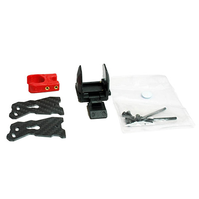 [�˾���ũ] TL68B24 [TR] IRON-MAN 680 PRO T-Type Foldable Landing Gear Hub (Black)