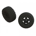 [ARRMA] 1/8 dBoots RAGNAROK MT Front/Rear 2.8 Pre-Mounted Tires, 14mm Hex, Black (2)
