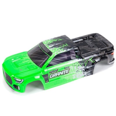 [˾ũ] ARA402305 [ARRMA] GRANITE 4X4 MEGA PAINTED DECALED TRIMMED BODY (GREEN)