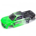 [ARRMA] GRANITE 4X4 MEGA PAINTED DECALED TRIMMED BODY (GREEN)