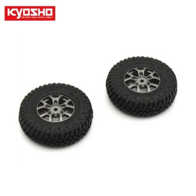 [�˾���ũ] KYMXTH002HW [KYOSHO] PremountedTire/Wheelw/Weight2pcs Jimny S