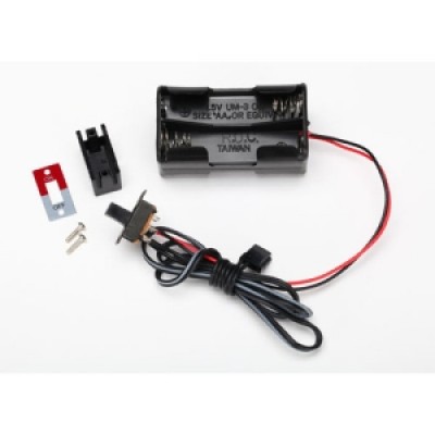 [�˾���ũ] AX3170X [Traxxas] AX3170X Battery holder, 4-cell/ on-off switch