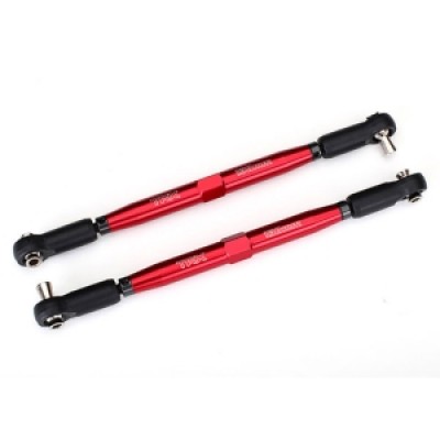 [�˾���ũ] AX7748R [Traxxas] AX7748R Toe links, X-Maxx�� (TUBES red-anodized, 7075-T6 aluminum, stronger than titanium) (157mm) (2)/ rod ends, assembled with steel hollow balls (4)/ aluminum wrench, 10mm (1)