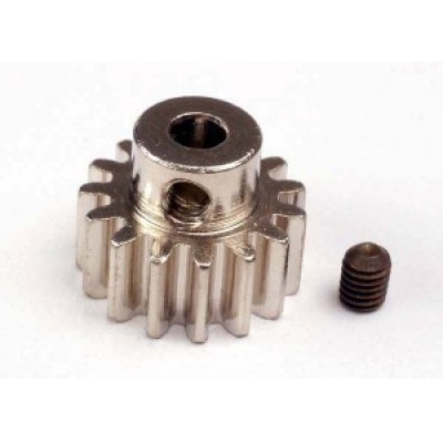 [�˾���ũ] AX3945 [Traxxas] AX3945 Gear 15-T pinion (32-p) (mach. steel)/ set screw