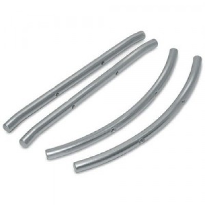 [˾ũ] AX4935X [Traxxas] AX4935X Bumpers 6061-T6 brushed aluminum (Front & Rear)