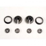 [Traxxas] AX3768 Spring retainers upper & lower (2)/ piston head set (2-hole (2)/ 3-hole (2))