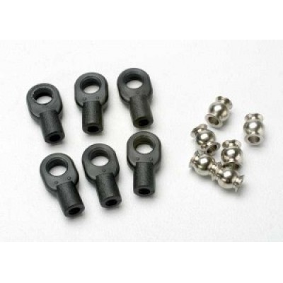[�˾���ũ] AX5349 [Traxxas] AX5349 Rod ends small with hollow balls (6) (for Revo steering linkage)