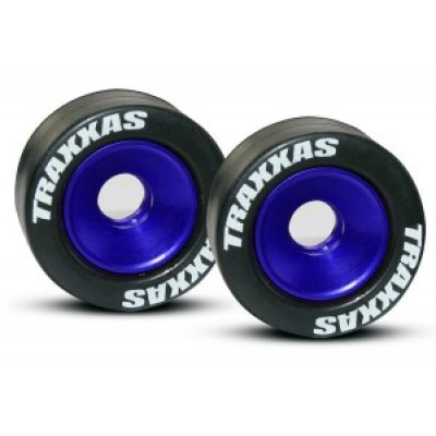 [˾ũ] AX5186A [Traxxas] AX5186A Wheels aluminum (blue-anodized)/ Wheelie bar