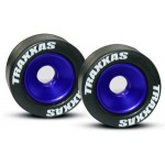 [Traxxas] AX5186A Wheels aluminum (blue-anodized)/ Wheelie bar