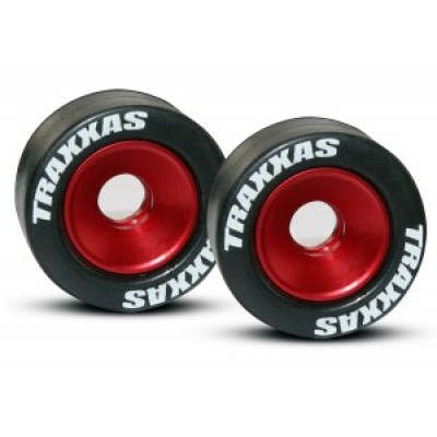 [˾ũ] AX5186 [Traxxas] AX5186 Wheels aluminum (red-anodized)/ Wheelie bar