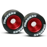 [Traxxas] AX5186 Wheels aluminum (red-anodized)/ Wheelie bar