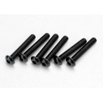 [Traxxas] AX2583 Screws 3x18mm button-head machine (hex drive) (6)
