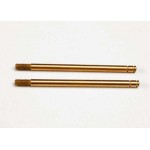 [Traxxas] AX2656T Shock shafts hardened steel titanium nitride coated (xx-long) (2)