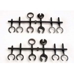 [Traxxas] AX2668 Spring retainers upper & lower (2)/ spring pre-load spacers: 1mm (4)/ 1.5mm (2)/ 2mm (2)/ 4mm (2)/ 8mm (2) (Big Bore Shocks)