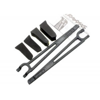 [˾ũ] AX3927X [Traxxas] AX3927X Hold downs battery left & right (2)/ foam spacers (4)