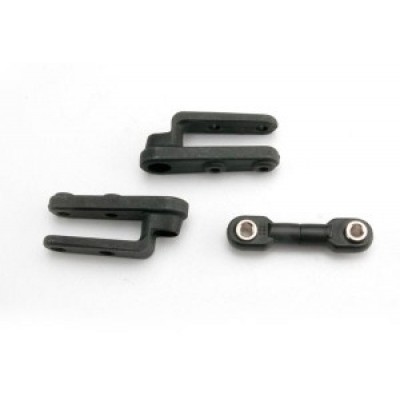 [�˾���ũ] AX3968 [Traxxas] AX3968 Servo horns steering (2)/ steering link (3x12mm threaded rod (1)/ rod ends (2)/ hollow balls (2)