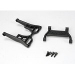[Traxxas] AX4974 Wheelie bar arm (1)/ connector (1)/ 3x12 SS (hex drive) (4)