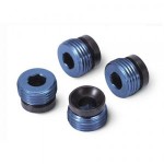 [Traxxas] AX4934X Aluminum caps pivot ball (blue-anodized) (4)
