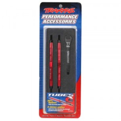 [˾ũ] AX5143R [Traxxas] AX5143R Toe links Maxx (TUBES red-anodized 7075-T6 aluminum stronger than titanium) (124mm rear) (2)/ rod ends (4)/ aluminum wrench (1)