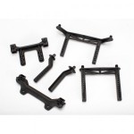 [Traxxas] AX3619 Body mounts front & rear/ body mount posts front & rear (adjustable)/ 2.5x18mm screw pins (4)