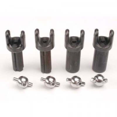 [�˾���ũ] AX4949 [Traxxas] AX4949 Half shafts short (external-splined (2) & internal-splined (2))/ metal u-joints (4)