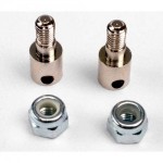 [Traxxas] AX3180 Rod guides (2)/ 3mm nylon locknuts (2)