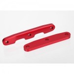 [Traxxas] AX6823R Bulkhead tie bars front & rear aluminum (red-anodized)