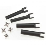 [Traxxas] AX6850X Half shafts heavy duty (external splined (2)/ internal splined (2))/ metal u-joints (4)
