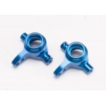 [Traxxas] AX6837X Steering blocks 6061-TS aluminum left & right (blue-anodized)