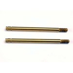 [Traxxas] AX1664T Shock shafts hardened steel Titanium Nitride coated (long) (2)