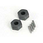 [Traxxas] AX1654 Wheel hubs hex (2)/ stub axle pins (2)