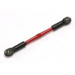 [Traxxas] AX5595 Turnbuckle aluminum (red-anodized) front toe link 61mm (1) (assembled with rod ends and hollow balls) (see part 5539X for complete set of Jato aluminum turnbuckles)