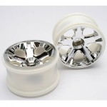[Traxxas] AX5576 Wheels All-star 2.8 (chrome) (rear) (2)
