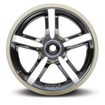 [Traxxas] AX5574 Wheels Jato Twin-Spoke 2.8 (chrome) (nitro front) (2)