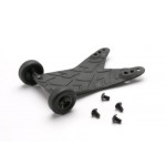 [Traxxas] AX5584 Wheelie bar/ rear skid (assembled) (fits Jato requires 5515X for installation)